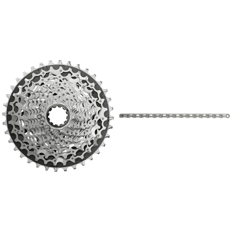 Preisreduziert SRAM FORCE Verschleiß-Set - XG-1270 Kassette + Kette 12-fach E1