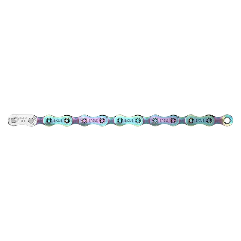 Ausverkauf SRAM Eagle S500 Kette A1 PowerLock 12-fach - rainbow