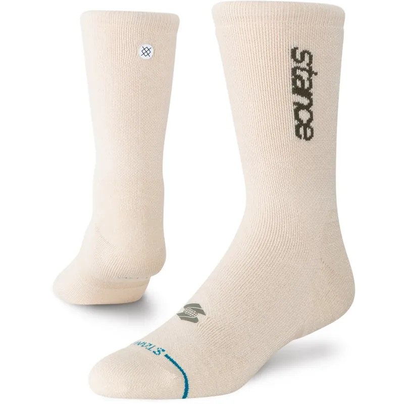 Stance Hike Worldwide Crew Socken Unisex - oatmeal Saisonangebot