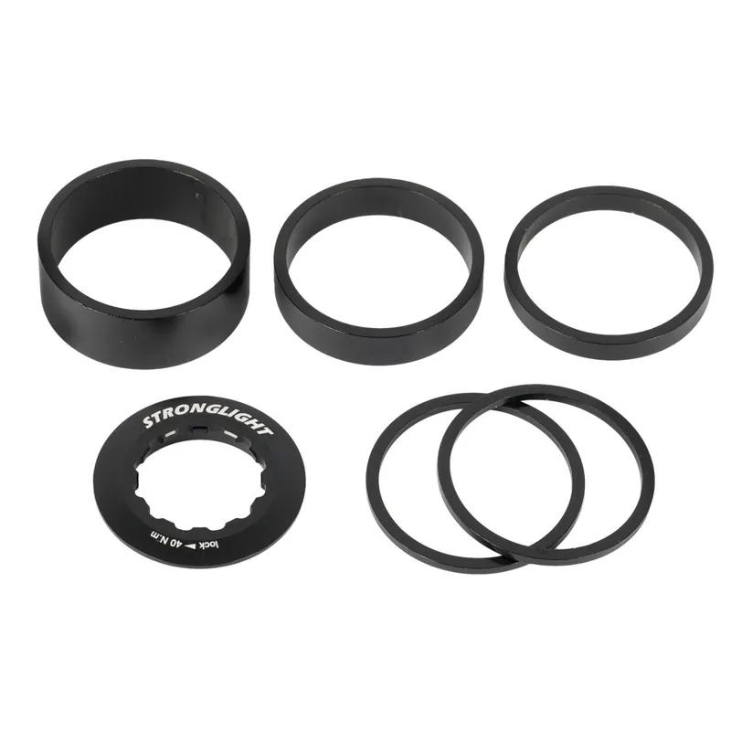 Stronglight Spacer Kit für Singlespeed Ritzel - Shimano HG - schwarz Bestseller