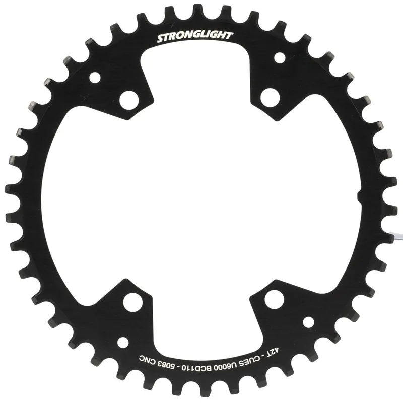 Saisonangebot Stronglight Kettenblatt Shimano Cues U6000 - Narrow Wide 110BCD 50mm - 1x9/10/11-fach - schwarz