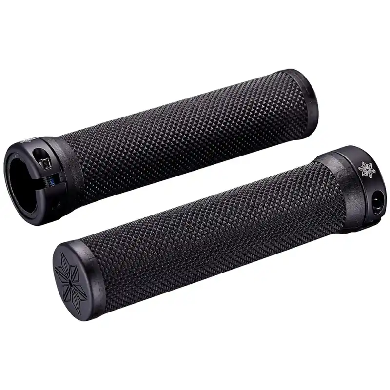 Top-Preis Supacaz MTB Diamond Kush Griffe - Single Ring - schwarz