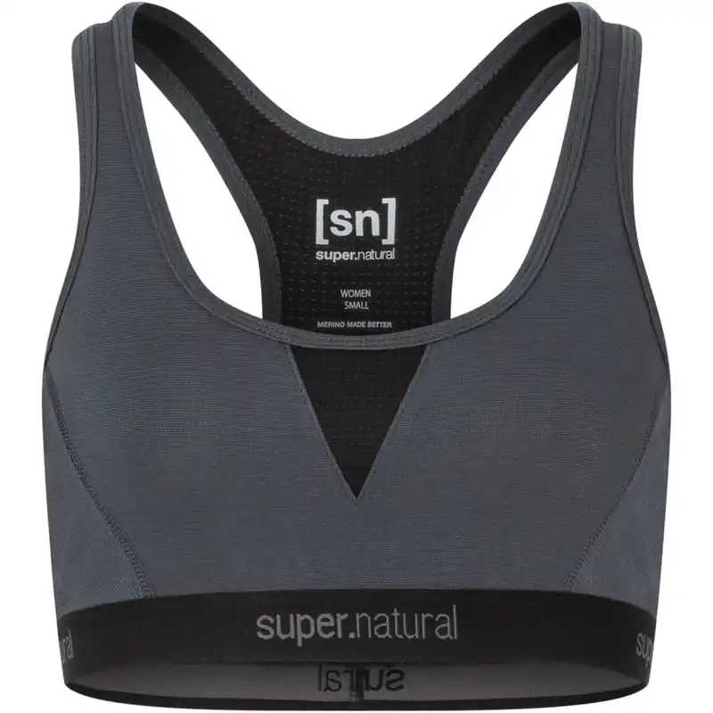SUPER.NATURAL Tundra220 Semplice BH Damen - Turbulence Blue Knallerangebot