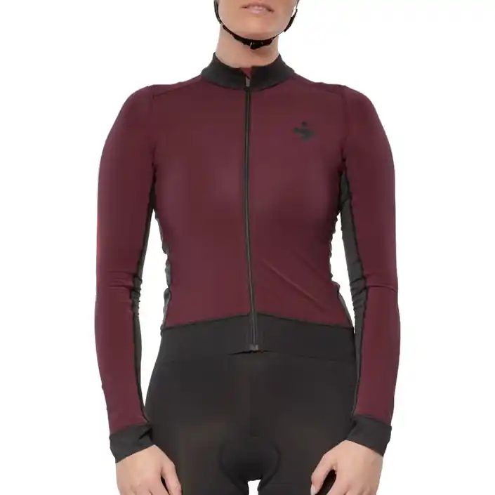 SWEET Protection Crossfire Hybrid LS Fahrradtrikot Damen - Dark Red Top-Seller