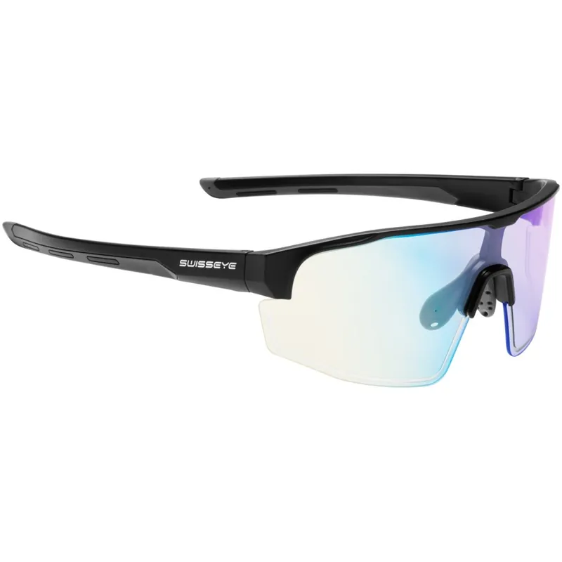 Swiss Eye Venture Brille - Photochromic - Black Matt/Grey - Photochromic Light Yellow/Smoke Blue Revo 12393 Sonderangebot