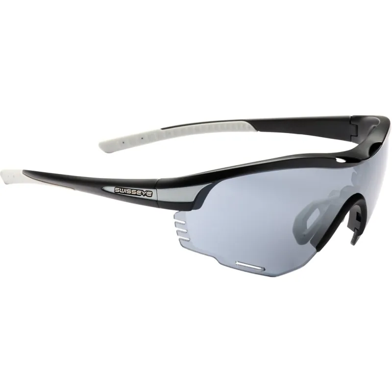 Sonderangebot Swiss Eye Novena Re+ S Brille - Black Matt/Grey - Smoke FM Orange Clear 14581
