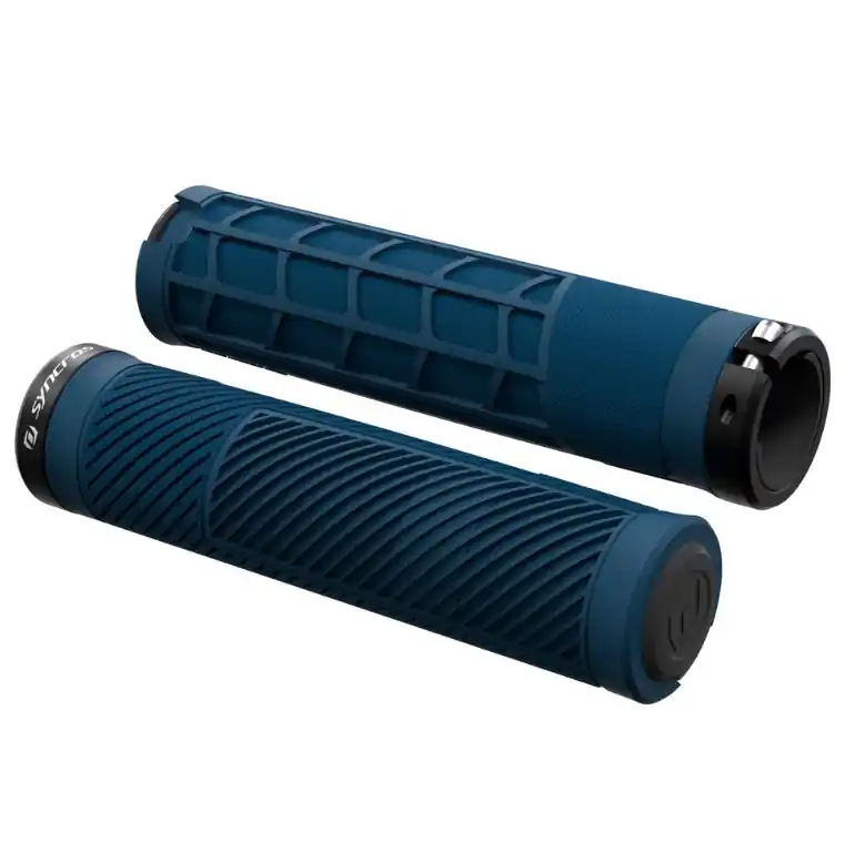Syncros AM Lock-On Lenkergriffe - deep blue Schneller Versand