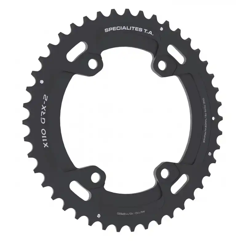 Sonderaktion TA Specialites X110 GRX-2 Gravel Kettenblatt - 4-Arm - schwarz