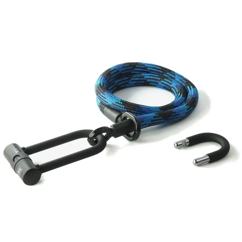 tex–lock eyelet inkl. U/X-lock Bügelschloss - 120cm - morpho blue Preiswert