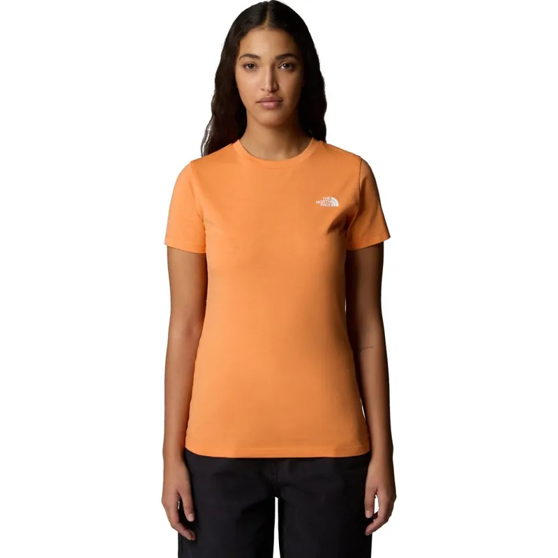 Jetzt Kaufen The North Face Simple Dome T-Shirt Damen - Papaya