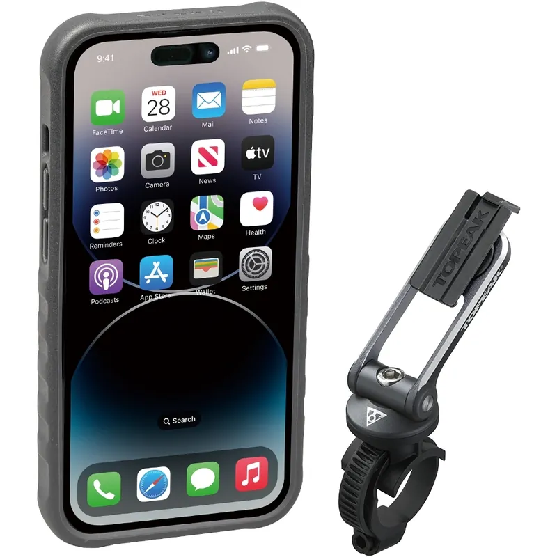 Finale Aktion Topeak RideCase mit Halterung für Apple - iPhone 14 Pro