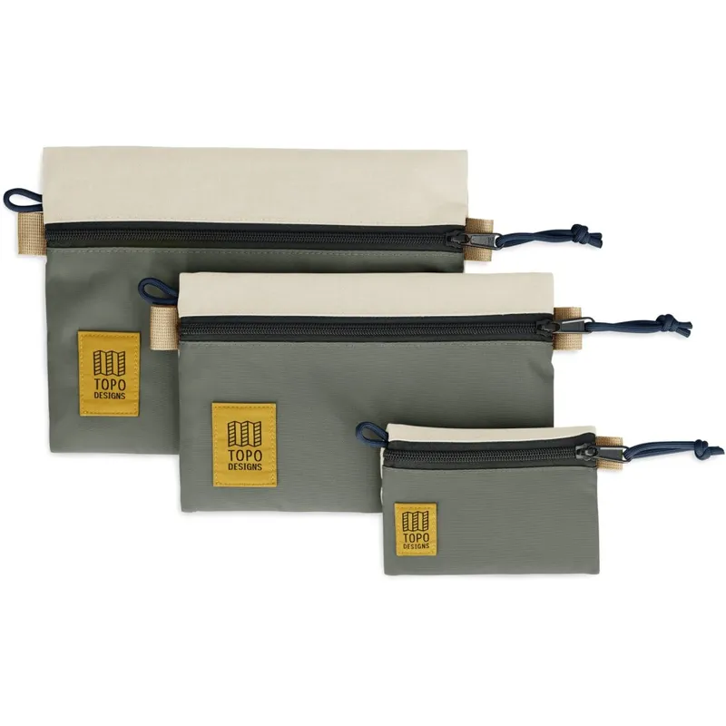 Preiswert Topo Designs Zubehörtaschen-Set - Bone White/Beetle