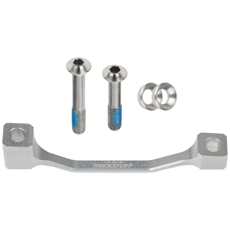 Saisonangebot Trickstuff Bremssatteladapter - Postmount 160-180mm - silber