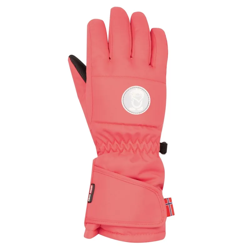 Trollkids Narvik Handschuhe Kinder - Coral Pink Online Kaufen