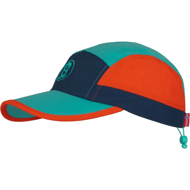 Trollkids Troll Cap Kinder - Blue Coral/Mystic Blue/Fire Red Rabatt
