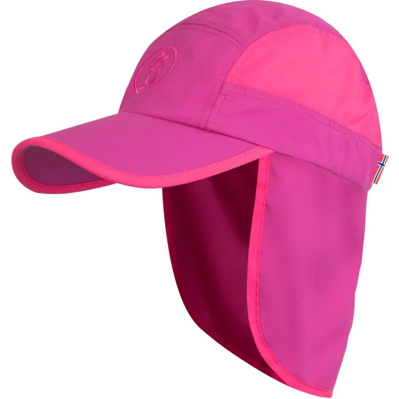 Echt Trollkids Troll XT Sonnen-Cap Kinder - dark rose/magenta