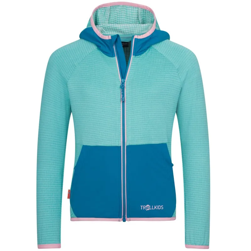 Trollkids Holmedal Jacke Mädchen - Aqua Haze/Harbor Blue Versand Am Gleichen Tag