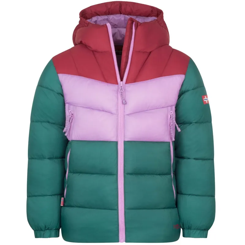 Mega-Angebot Trollkids Kirkenes Jacke Kinder - Midnight Petrol/Light Violet/Deep Red