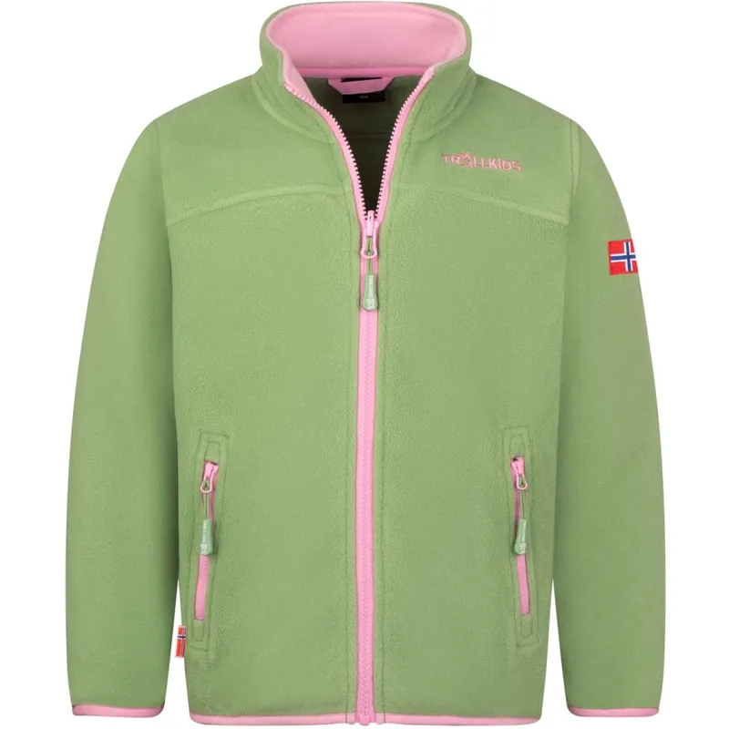 Trollkids Oppdal XT Jacke Mädchen - Pistachio Green/Wild Rose Versand Am Gleichen Tag