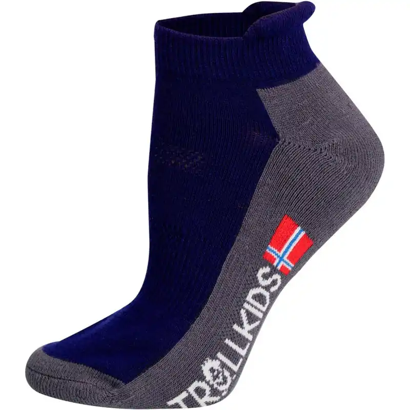 Trollkids Hiking Low Cut II Socken Kinder - 2 Paar - navy Must-Have