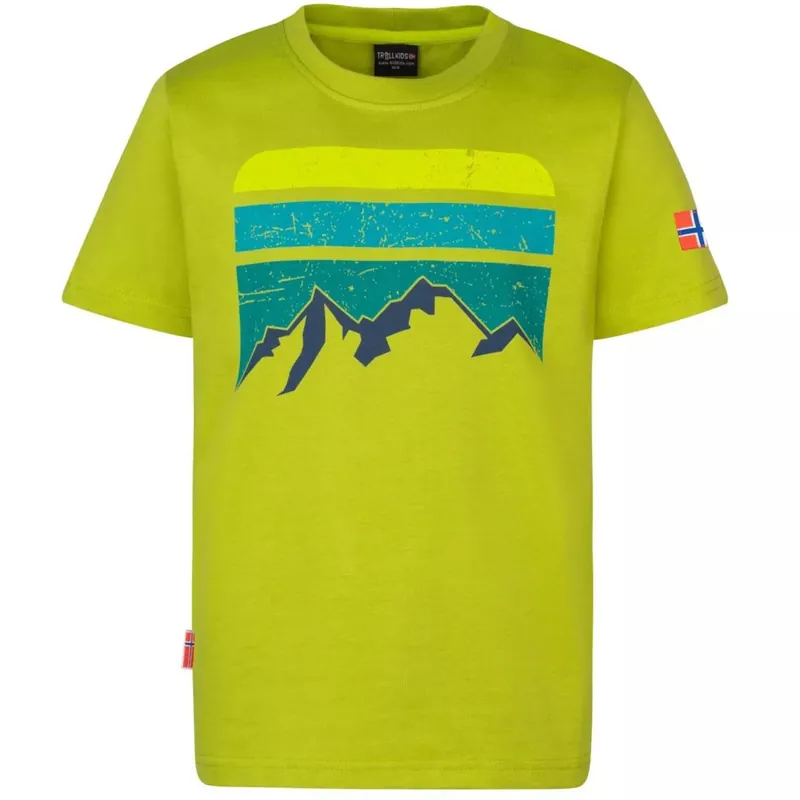 Trollkids Falketind T-Shirt Kinder - Kiwi Wochenendangebot