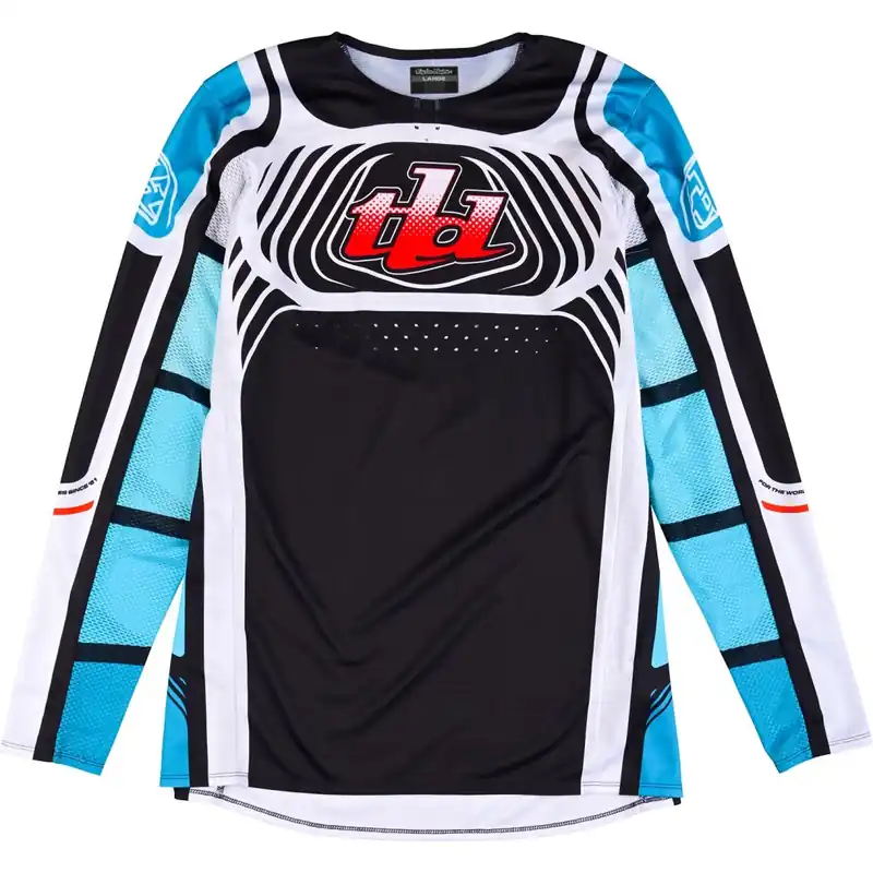 Troy Lee Designs SE Pro Langarmtrikot Herren - Wavez Phantom/Turquoise Wochenendangebot