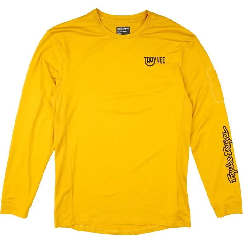Abverkauf Troy Lee Designs Ruckus Ride Langarmtrikot Kinder - Eyez Safron