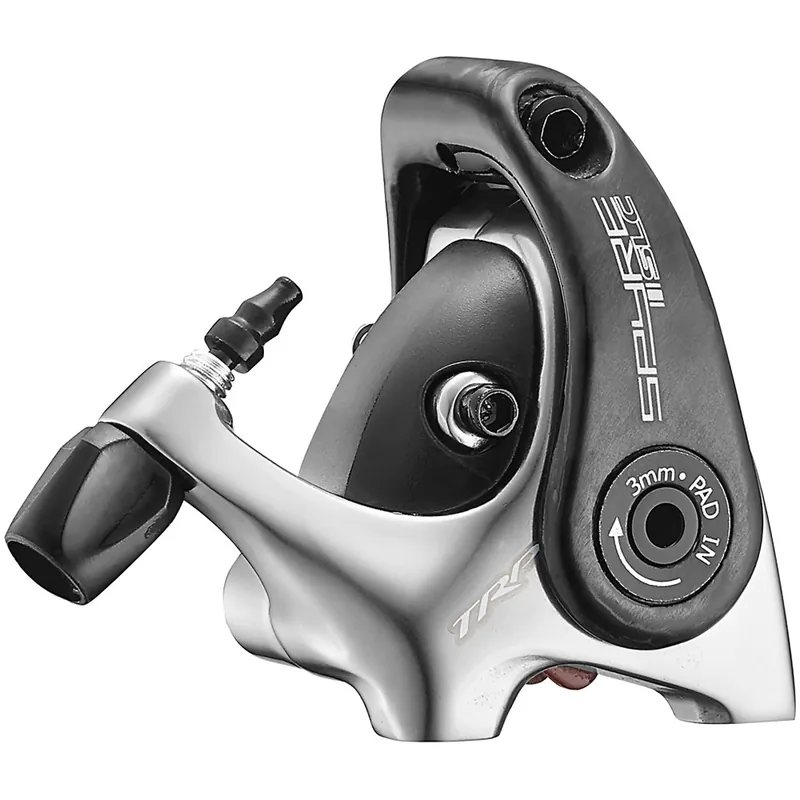 Begrenztes Angebot TRP Spyre SLC Mechanischer Scheibenbremssattel - Flat Mount - silber/carbon
