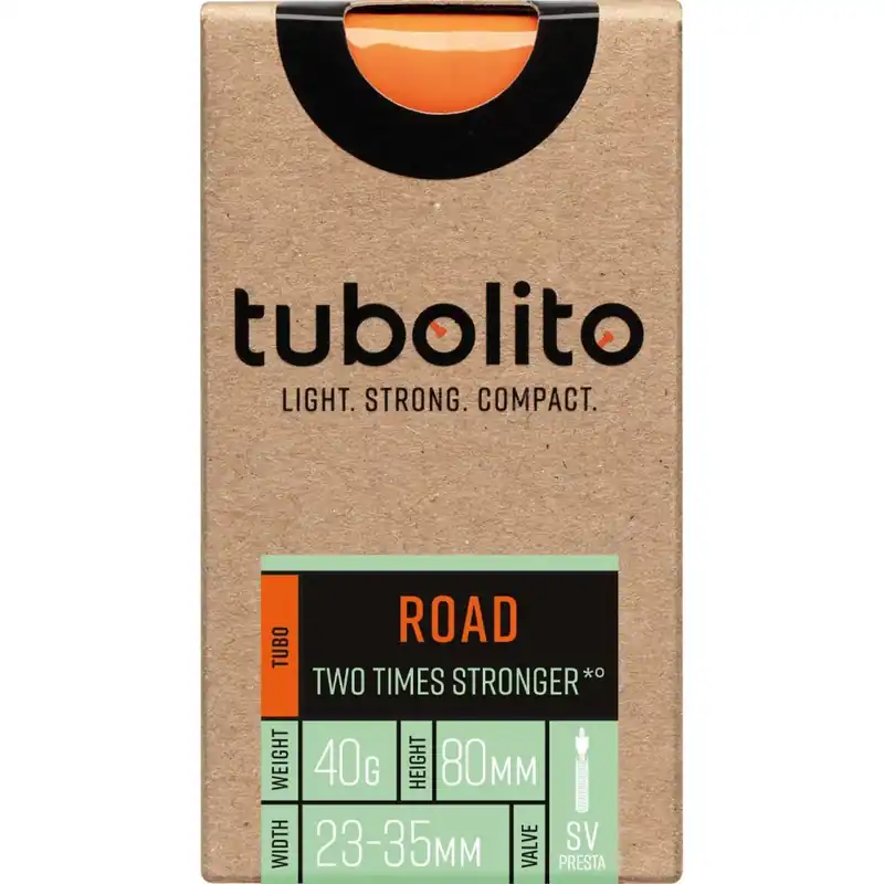 Tubolito TPU Road Schlauch - 28" 23-35mm - SV - 80mm schwarz Must-Have