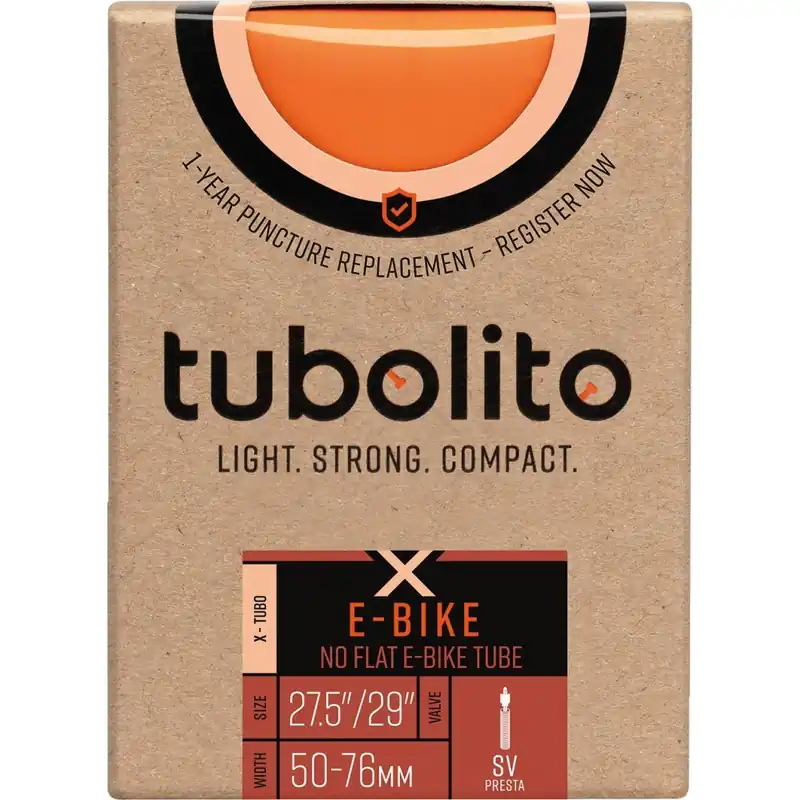 Tubolito TPU E-Bike Schlauch - 27.5"/29" X-Tubo 50-76mm - Presta-Ventil / Sclaverand-Ventil 42mm Neue Kollektion
