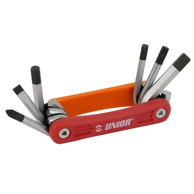 Unior Bike Tools Multitool EURO6 Miniwerkzeug - 1655EURO6 - rot Must-Have
