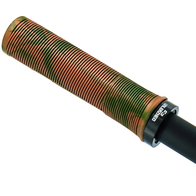 Geprüft Unleazhed G1 MTB Griffe - Brown/Olive