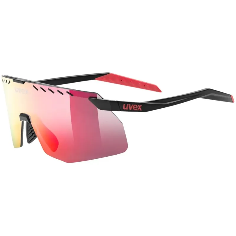Uvex pace stage s Brille - black matt/mirror red Sichere Zahlung