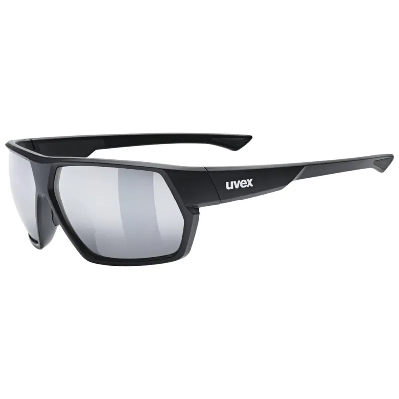 Preisreduziert Uvex sportstyle 238 Brille - black matt/mirror silver