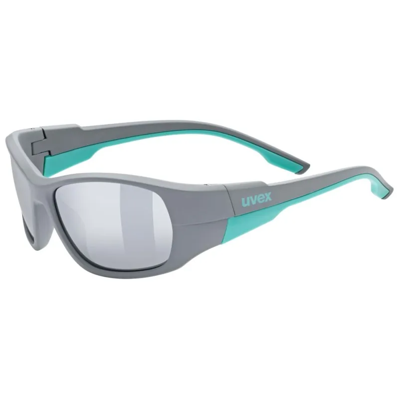 Uvex sportstyle 514 Kinderbrille - grey matt/mirror silver Geprüft