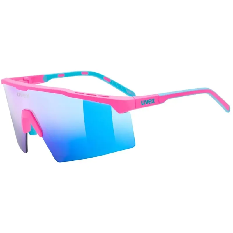 Sichere Zahlung Uvex Flowline Fahrrad-Brille - pink matt/mirror blue