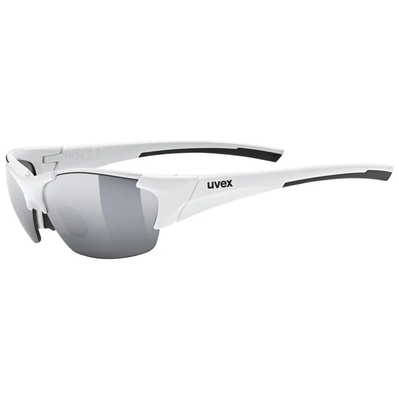 Uvex blaze III Brille - white black/litemirror silver + litemirror orange + clear Saisonangebot
