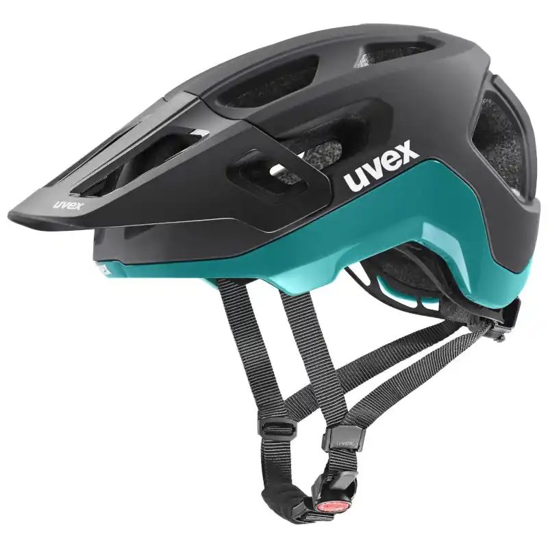 Begrenztes Angebot Uvex react Fahrradhelm - schwarz-teal matt