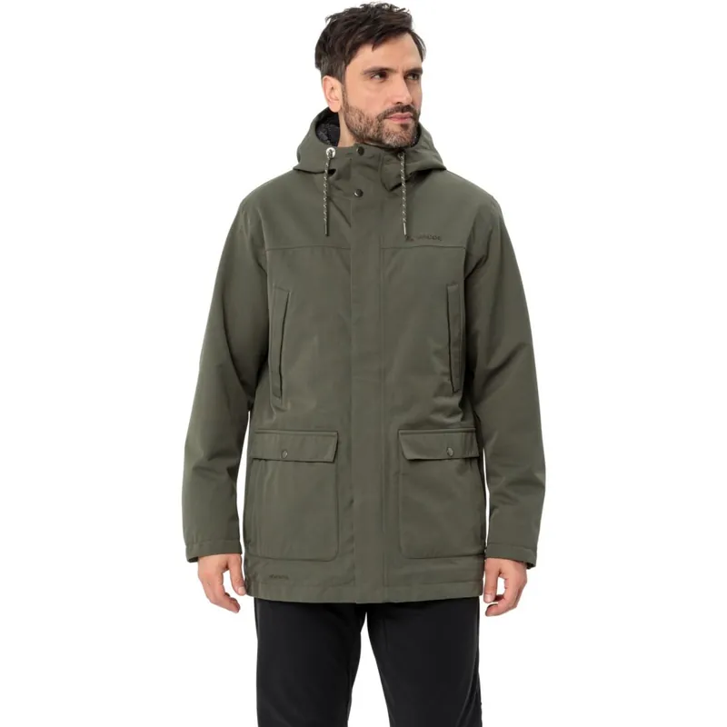 Vaude Manukau II Parka Herren - black/khaki Abverkauf