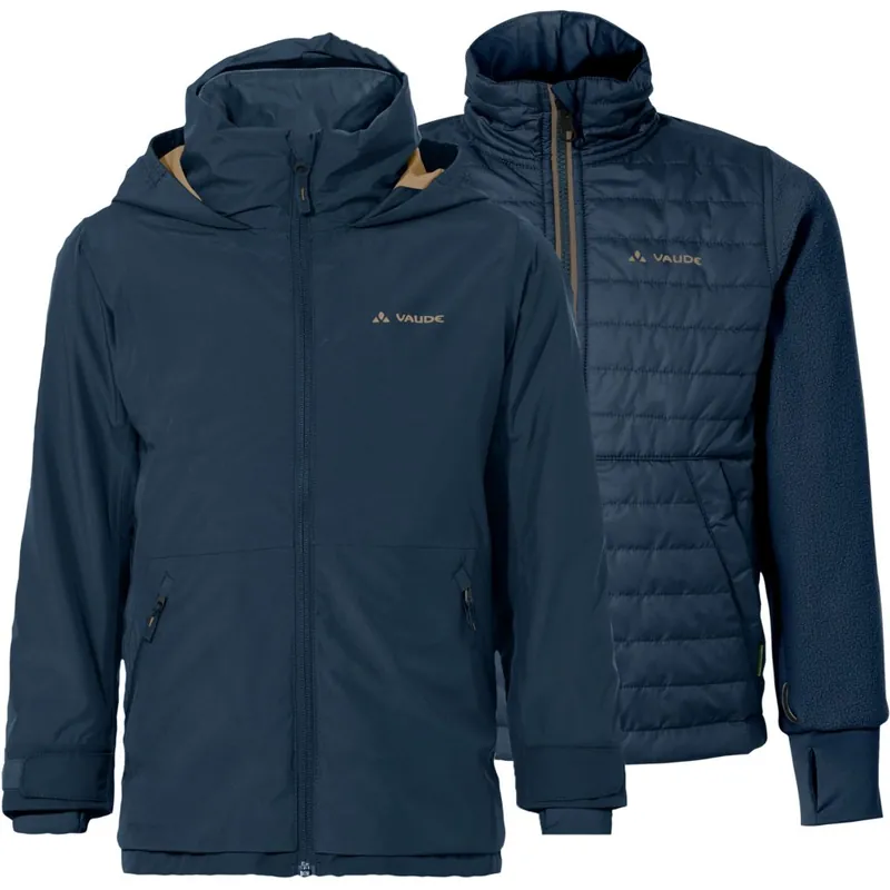 Vaude Casarea II 3in1 Jacke Kinder - dark sea/desert Neu Im Sortiment