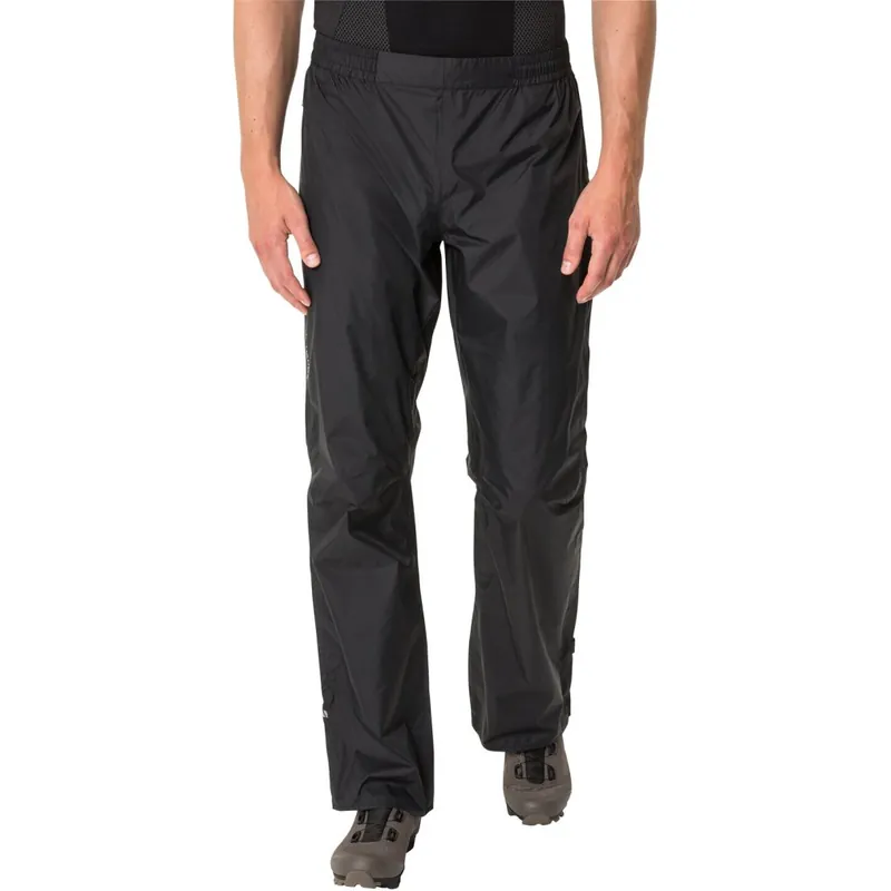Vaude Drop II Regenhose Herren - Kurz - schwarz/schwarz Sale