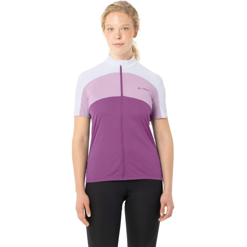 Vaude Matera Full-Zip Kurzarmtrikot Damen - magenta Preiswert