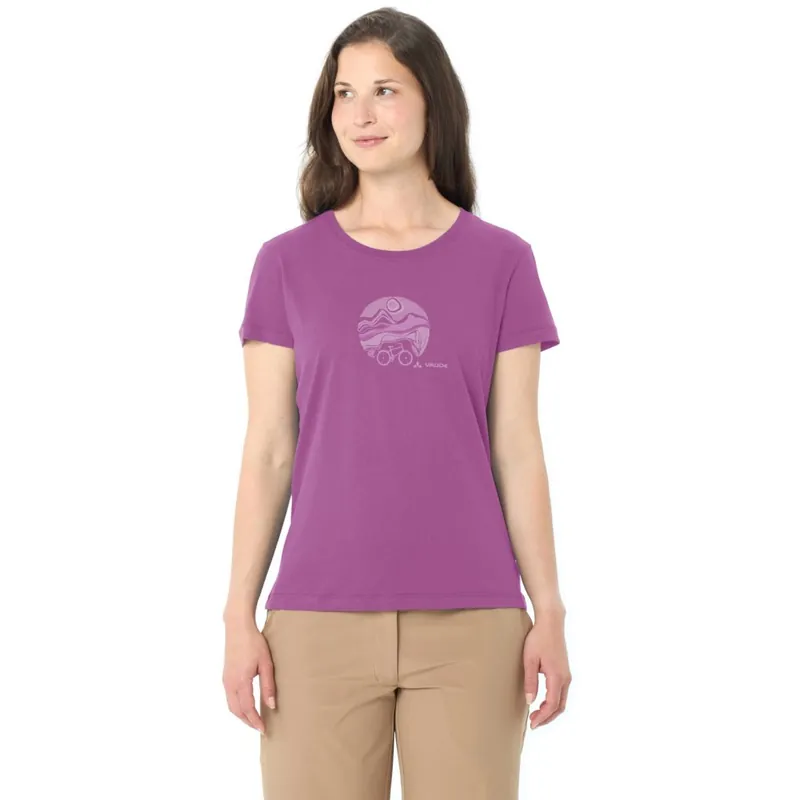 Vaude Cyclist V T-Shirt Damen - magenta Sale