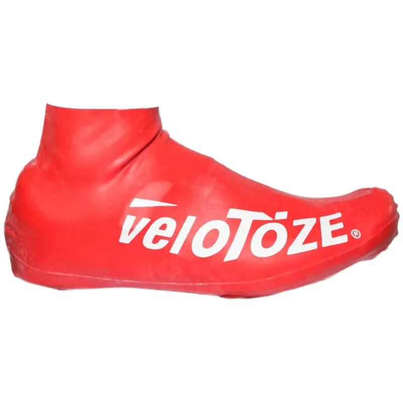 veloToze Road 2.0 Kurze Überschuhe - Rot Zertifiziert