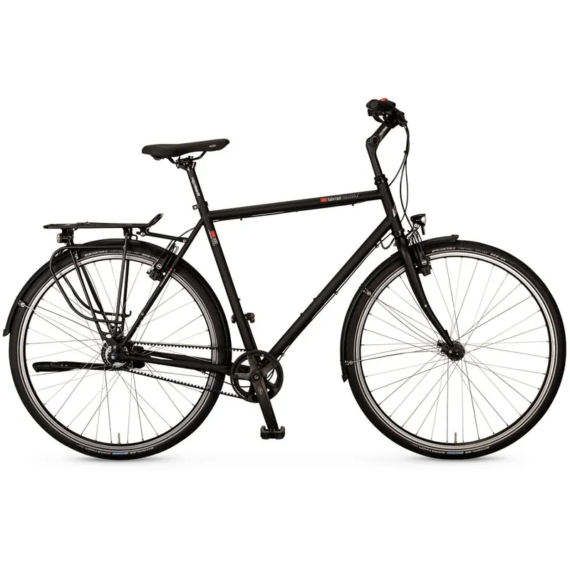 vsf fahrradmanufaktur T-300 Alfine - Herren Stadtrad mit Riemenantrieb - 2026 - ebony matt Super-Preis