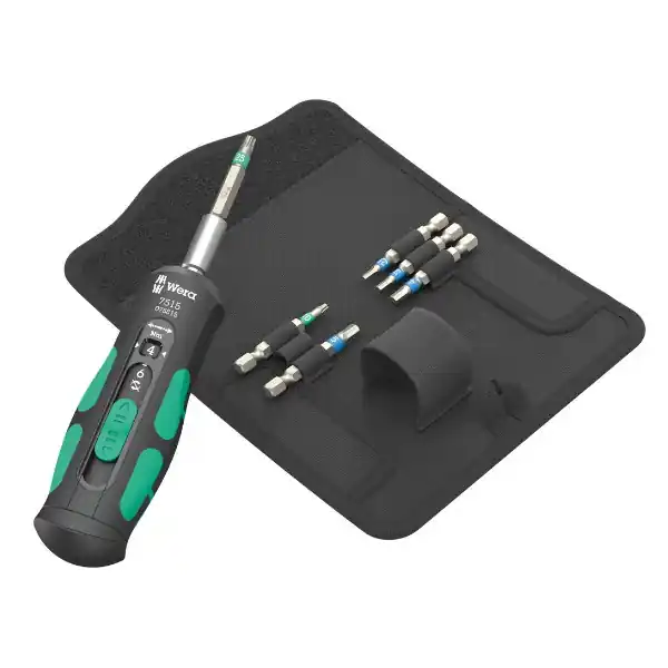 Preis Gesenkt Wera 7515/7 Kraftform Safe-Torque Speed Bicycle 1 Drehmomentschraubendreher, 7-teilig