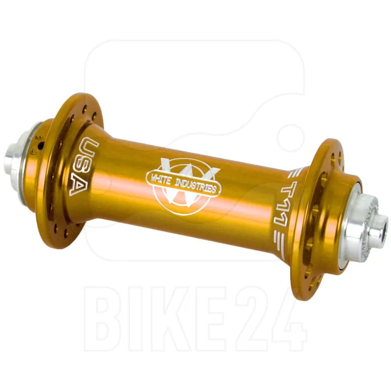 Mega-Angebot White Industries T11 Vorderradnabe - QR 9x100mm - gold