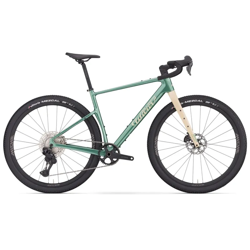 Sale Wilier ADLAR - GRX 1x12 - Miche Graff - Carbon Gravel Bike - 2026 - bottle green glossy
