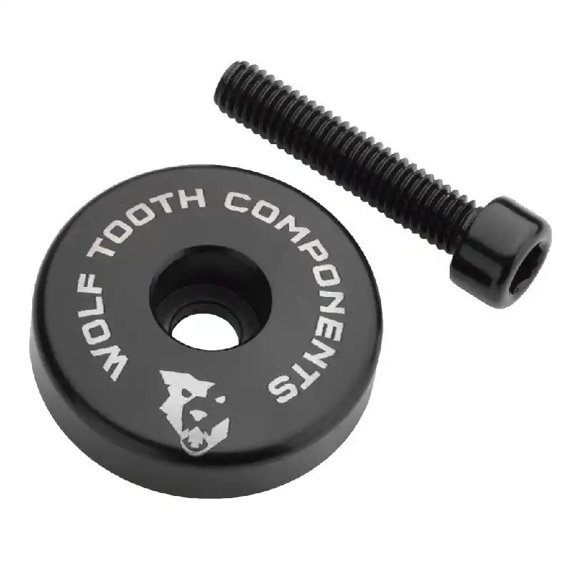 Wolf Tooth Ultralight Ahead Kappe mit integriertem Spacer - schwarz Online Kaufen