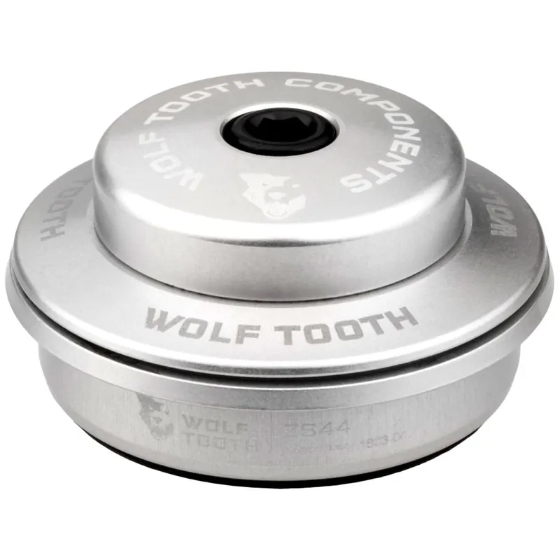 Neue Ware Wolf Tooth Premium Steuersatz - Oberteil 1 1/8" ZS44/28.6 - raw silver